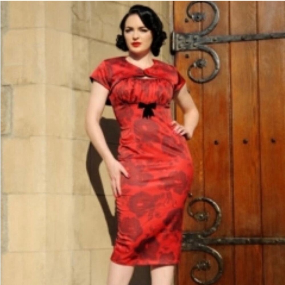 Pinup Couture dress with Bolero. Medium. Like New